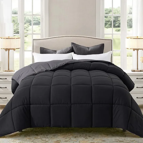 Miniatura 13 de EnvioHome Juego de edredón tamaño Queen con fundas de almohada, ultra suave y acogedor, ligero, estampado, color beige