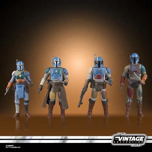 Miniatura 4 de STAR WARS The Vintage Collection Mandalorian Shriek-Hawk, The Mandalorian 3.75 pulgadas coleccionable paquete de 4 (exclusivo de Amazon)