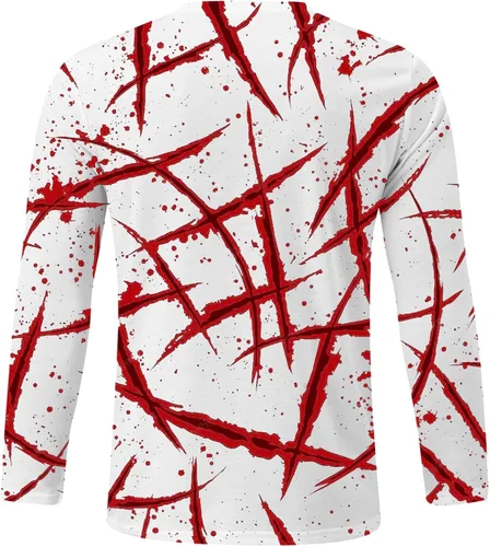 Miniatura 3 de Shirts for Men Breathable Long Sleeve Printed Thermal Lightweight Regular Fit Tees Trendy True Comfort Tops