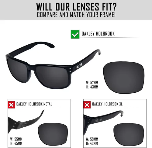 Miniatura 2 de TRUSHELL Lentes de repuesto polarizadas para lentes de sol Oakley Holbrook OO9102