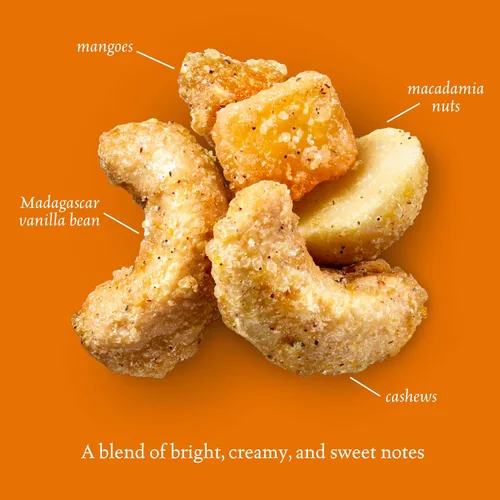 Miniatura 4 de Sahale Snacks - Mezcla glaseada de nueces de macadamia, anacardos, vainilla y mandarina, 1.5 onzas (paquete de 18)