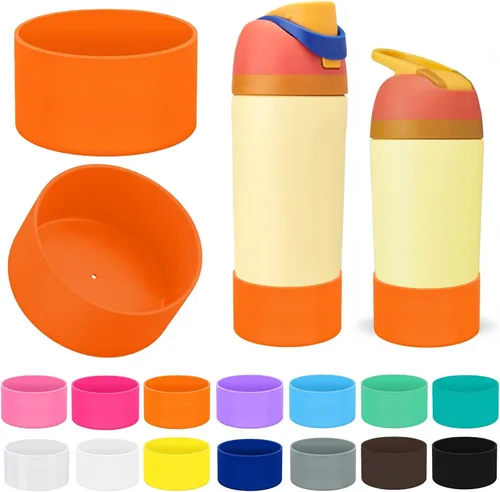 Miniatura 9 de 2 botas protectoras de silicona compatibles con Owala Kids de 16 onzas y 14 onzas, accesorios para 12 onzas, antideslizantes, resistentes a