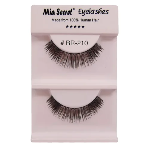 Miniatura 3 de Mia Secret Mix Highlights - Pestañas postizas de aspecto natural con tira negra, paquete de 4