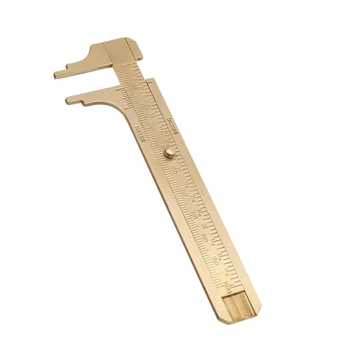 Miniatura 9 de Yosoo Health Gear Vernier Pinza, micrómetro de latón de doble escala deslizante, 3.937 in