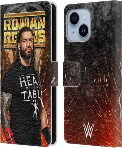 Miniatura 31 de Head Case Designs Officially Licensed WWE Distressed Logo Roman Reigns Leather Wallet Case Compatible with Apple iPhone 11