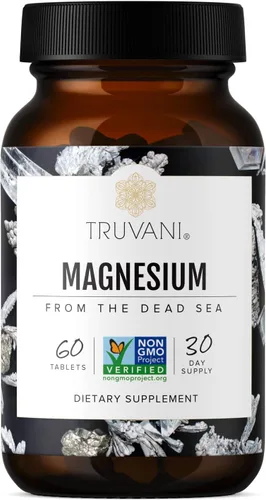 Truvani Tabletas de óxido de magnesio de 400 mg | 60 tabletas | Apoya la calma y el sueño, huesos saludables, salud muscular, salud digestiva |