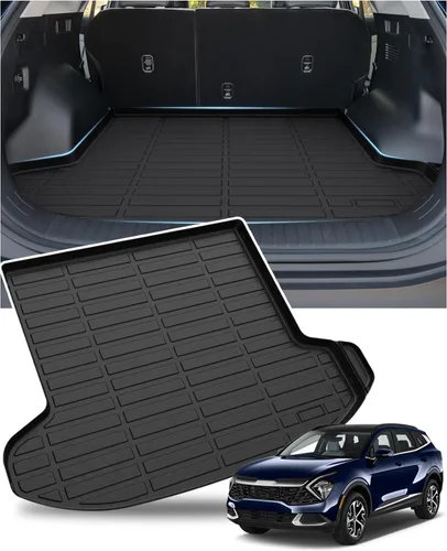 Miniatura 17 de Sunsdrew Alfombrillas TPE para todo tipo de clima, ajuste personalizado para Subaru Crosstrek 2018-2023/Impreza 2017-2023, negro, juego de 4 piezas