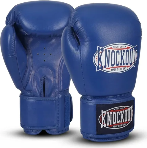 Miniatura 11 de Guantes de Boxeo de Gel Knockout para Hombres y Mujeres - Entrenamiento Profesional de Sparring, Cuero Maya Hide Muay Thai MMA Kickboxing, Guantes
