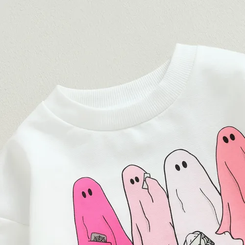 Miniatura 15 de FYBITBO Traje de Halloween para recién nacido, niña y niño, espeluznante temporada, mameluco con burbujas para otoño, Halloween, ropa de bebé