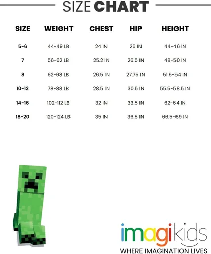 Miniatura 6 de Minecraft Sudadera con capucha de forro polar para niños pequeños a niños grandes (4-18-20)