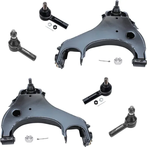 Miniatura 298 de Detroit Axle - Kit de extremo delantero para Chrysler 300 Dodge Charge Challenger 2011-2023, 2 brazos de control inferiores traseros 2 rótulas