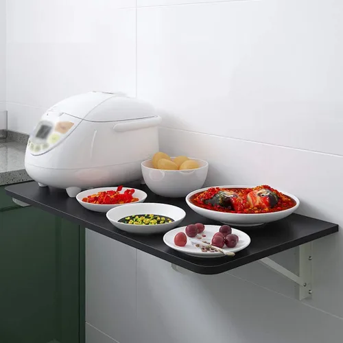Miniatura 3 de Mesa plegable invisible para montar en la pared, mesa de comedor flotante de cocina, escritorio para ordenador portátil, escritorio para niños, 27