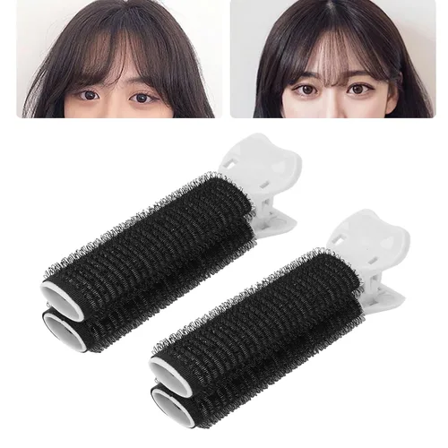 Miniatura 6 de ZASCHMOY - 2 rodillos de volumen para el cabello, clip para rizador, pinzas de raíz de cabello voluminizadoras, herramienta de peinado para mujeres