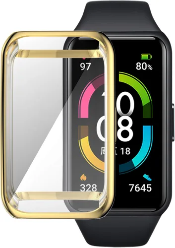 Miniatura 10 de Senter - Funda para Huawei Honor Band 7, TPU suave y protector de pantalla integrado para Huawei Honor Band 7 Smart Watch