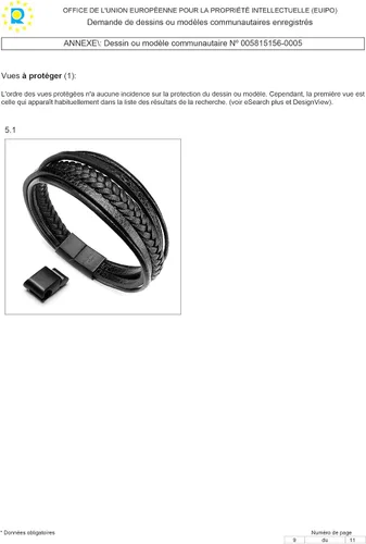 Miniatura 5 de murtoo Pulsera de cuero para hombre con cierre de cuero de vaca multicapa trenzada para hombre