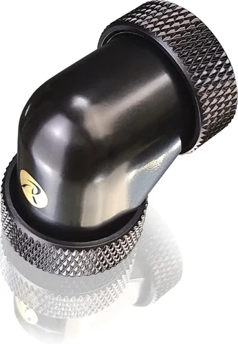 Miniatura 2 de RAIJINTEK PELIAS BLACK - D140906 G1/4" 0.551 in OD 90 grados accesorios de latón, negro, paquete de 6 (0R40B00228)