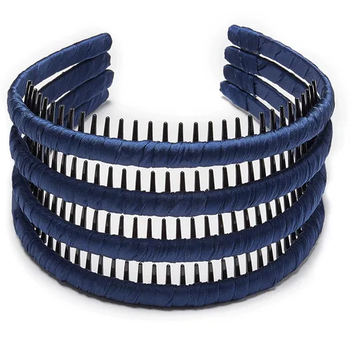 Miniatura 21 de 4 unidades - Diadema multicolor con dientes de resina protectora - Diadema con peine - Accesorios para el cabello para mujer por Beauty hair