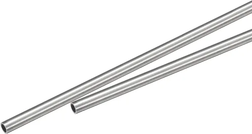 Miniatura 90 de uxcell Tubo capilar del acero inoxidable 304, tubería gruesa del metal de la longitud de la pared 820.2 ft m del OD 2.6 ft m x 0.3 ft m