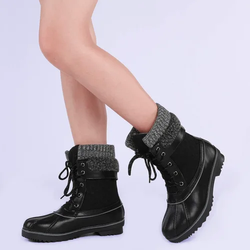 Miniatura 7 de DREAM PAIRS Botas de nieve de invierno para mujer