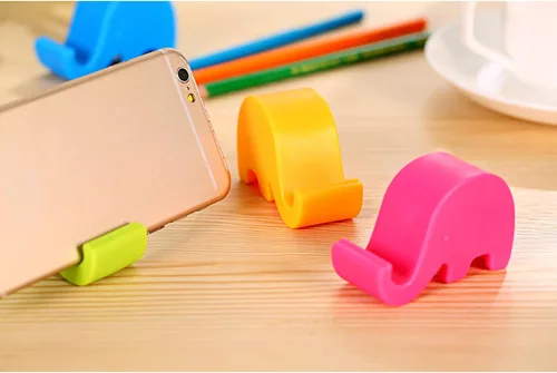 Miniatura 6 de Soporte de teléfono celular de elefante para teléfono celular, diseño de elefante, lindo elefante para teléfono celular, soporte de plástico