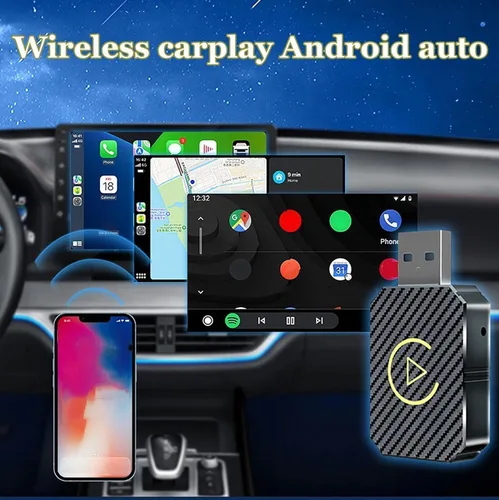 Miniatura 6 de Wireless CarPlay Adapter for BMW X6 M 2021 2022 2023 2024 2025 2026, 2 in 1 Plug and Play Fast Stable Converts Wired Car Play to Wireless CarPlay