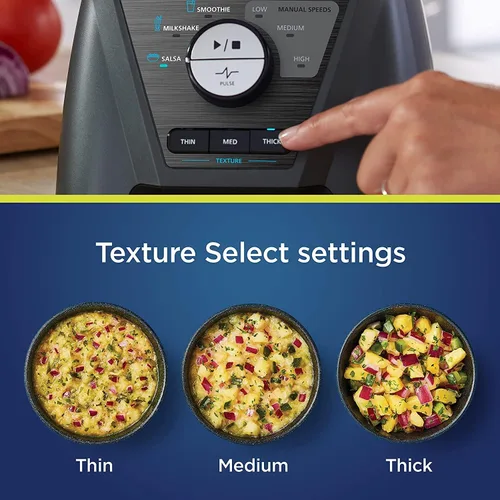 Miniatura 2 de Oster Combo de licuadora y procesador de alimentos con 3 ajustes para batidos, batidos y picado de alimentos - 3 ajustes selectos de textura