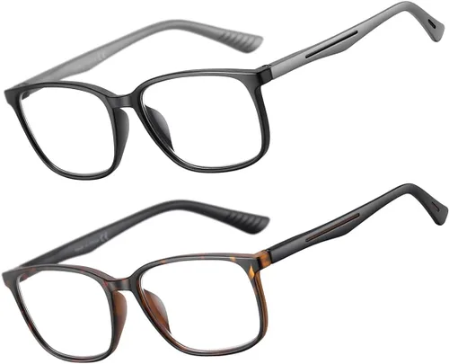 Miniatura 9 de Reading Glasses for Men,Blue Light Blocking Readers for men with Comfort Spring Hinge