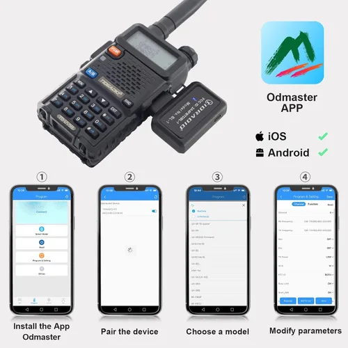 Miniatura 6 de TIDRADIO Adaptador de Programador Inalámbrico de Radioaficionado APP y Programa de PC para Baofeng UV-5R y Múltiples Modelos Sin Problemas