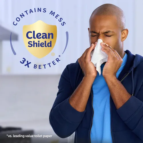 Miniatura 6 de Kleenex - Pañuelos faciales ultrasuaves, 8 cajas planas, 180 pañuelos por caja, 3 capas, el embalaje puede variar Blanco