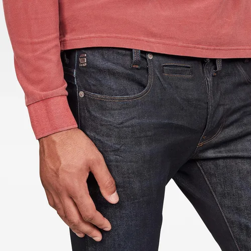 Miniatura 6 de G-Star Raw D-STAQ - 5 unidades para hombre Slim en Elto Superstretch, Azul