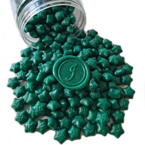 Miniatura 14 de 300 cuentas de cera de sellado de estrella de la suerte, cuentas de sello de cera flash PORXFLY para sello de sellado, ideal para invitaciones