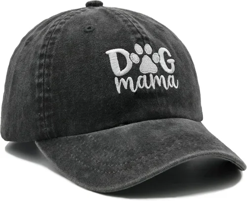Miniatura 3 de Waldeal Sombrero de perro para mujer, ajustable, bordado, gorra de béisbol para mamá