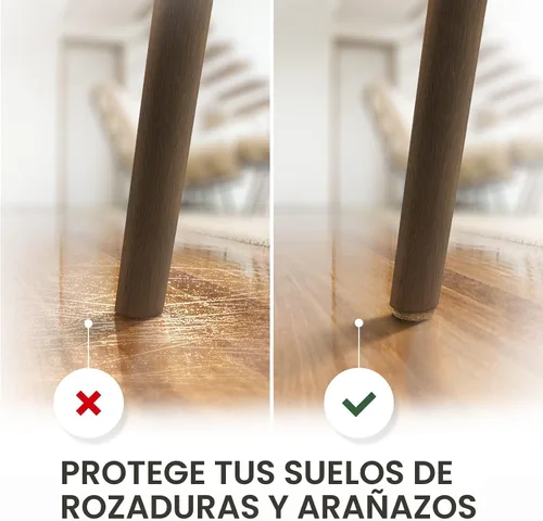 Miniatura 4 de X-PROTECTOR - Almohadillas de fieltro para muebles, 133 unidades, almohadillas de fieltro para patas de muebles, los mejores protectores de piso