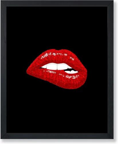 Miniatura 26 de Poster Master Impresión de labios dorados, póster de mordida de labio, arte moderno y minimalista, regalo bohemio para hombres y mujeres, diseño