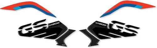 Miniatura 6 de labelbike - 3 calcomanías de resina 3D para proteger la parte delantera de motocicleta y decoraciones compatibles con BMW GS R1200 2017-2019