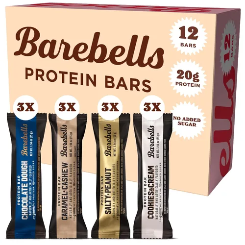 Barebells Paquete variado de barras de proteínas, 12 unidades, barras de 1.9 onzas, bocadillos de proteína con 0.71 oz de alto contenido en
