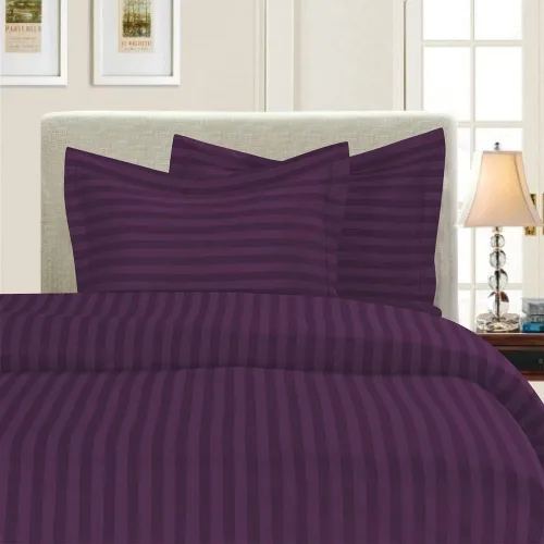 Miniatura 5 de ELEGANT COMFORT ® juego de sábanas de seda suave egipcia antiarruga y que no destiñe, de calidad de lujo de 1500 hilos, de 4 piezas, con bolsillo