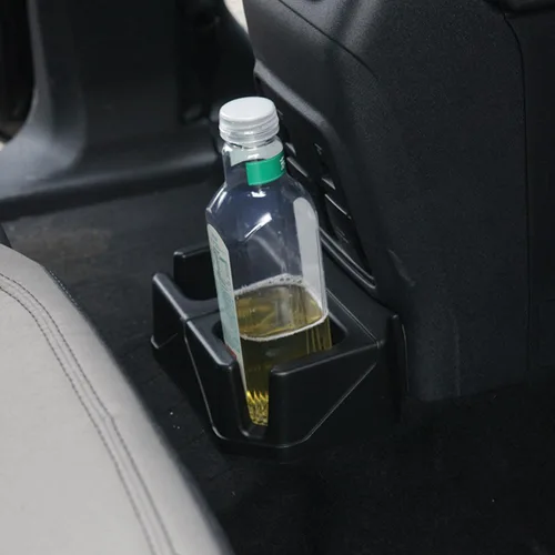 Miniatura 6 de Soporte de bandeja de almacenamiento para Ford Bronco 2021 2022 2023 2024, accesorios interiores, organizador negro, organizador trasero doble extra