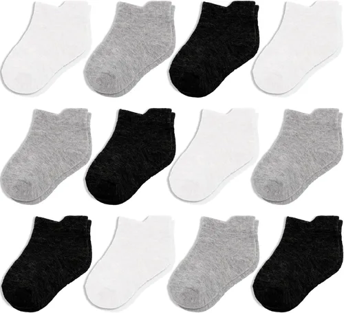 Miniatura 6 de CozyWay Baby & Toddler Socks Ankle Comfy Cotton Socks For Girls and Boys No Show Infant - 12 Pack