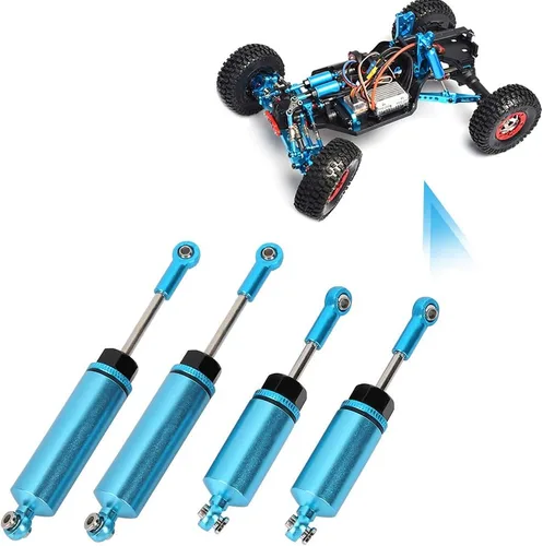 Juego de amortiguadores de coche RC, kit de amortiguador de amortiguador de metal delantero y trasero para WLtoys 12428 12423 1/12 RC Monter Truck