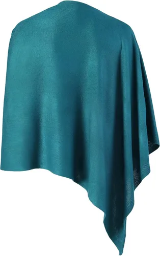 Miniatura 40 de Fomolom Ponchos para mujer, versátil, ligero, tejido sólido, chal envolvente, bufanda, accesorios para mujer