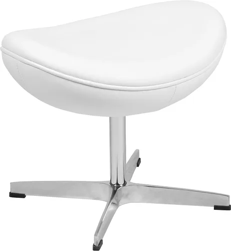 Miniatura 35 de Flash Furniture Egg Series Grey LeatherSoft Silla de recepción lateral Gris Leathersoft