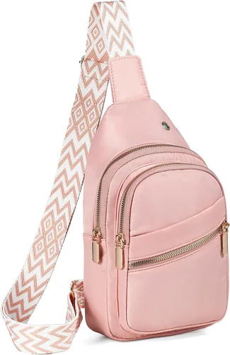 Miniatura 13 de EVANCARY - Mochila pequeña tipo bandolera para mujeres y hombres, mochila de pecho tipo bandolera para viajes, senderismo y actividades al aire