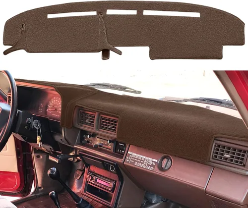 Miniatura 8 de Funda para salpicadero de ajuste personalizado para camioneta pickup Toyota 4Runner 1984-1988, almohadilla protectora de salpicadero F95 (Beige)