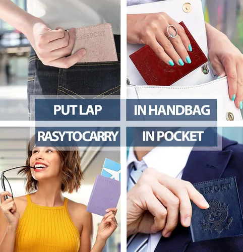 Miniatura 2 de Portatarjetas de vacuna Accesorios de viaje, Azul oscuro