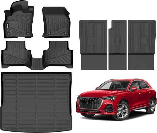Miniatura 113 de Tapetes de piso para todo clima y forro de carga con respaldo para Chevrolet Suburban de 7 asientos 2021-2025 / GMC Yukon XL de 7 asientos
