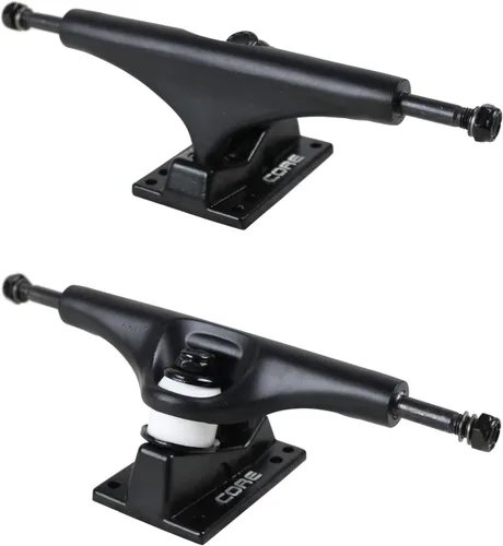 Miniatura 2 de Core Camiones de patineta - aleación de aluminio, bujes de alta calidad - Elige color/tamaño Negro / Negro / Estándar