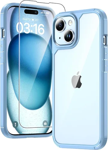 Miniatura 106 de TAURI Funda magnética 2 en 1 transparente para iPhone 14 Pro, compatible con Magsafe [no amarillenta] con protector de pantalla, protección de grado