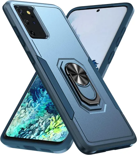 Miniatura 12 de Funda para Samsung Galaxy S20 Plus con soporte, anillo magnético de armadura, resistente funda protectora de grado militar a prueba de golpes