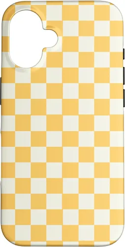 Miniatura 31 de Funda con patrón clásico de cuadros amarillo para iPhone 11